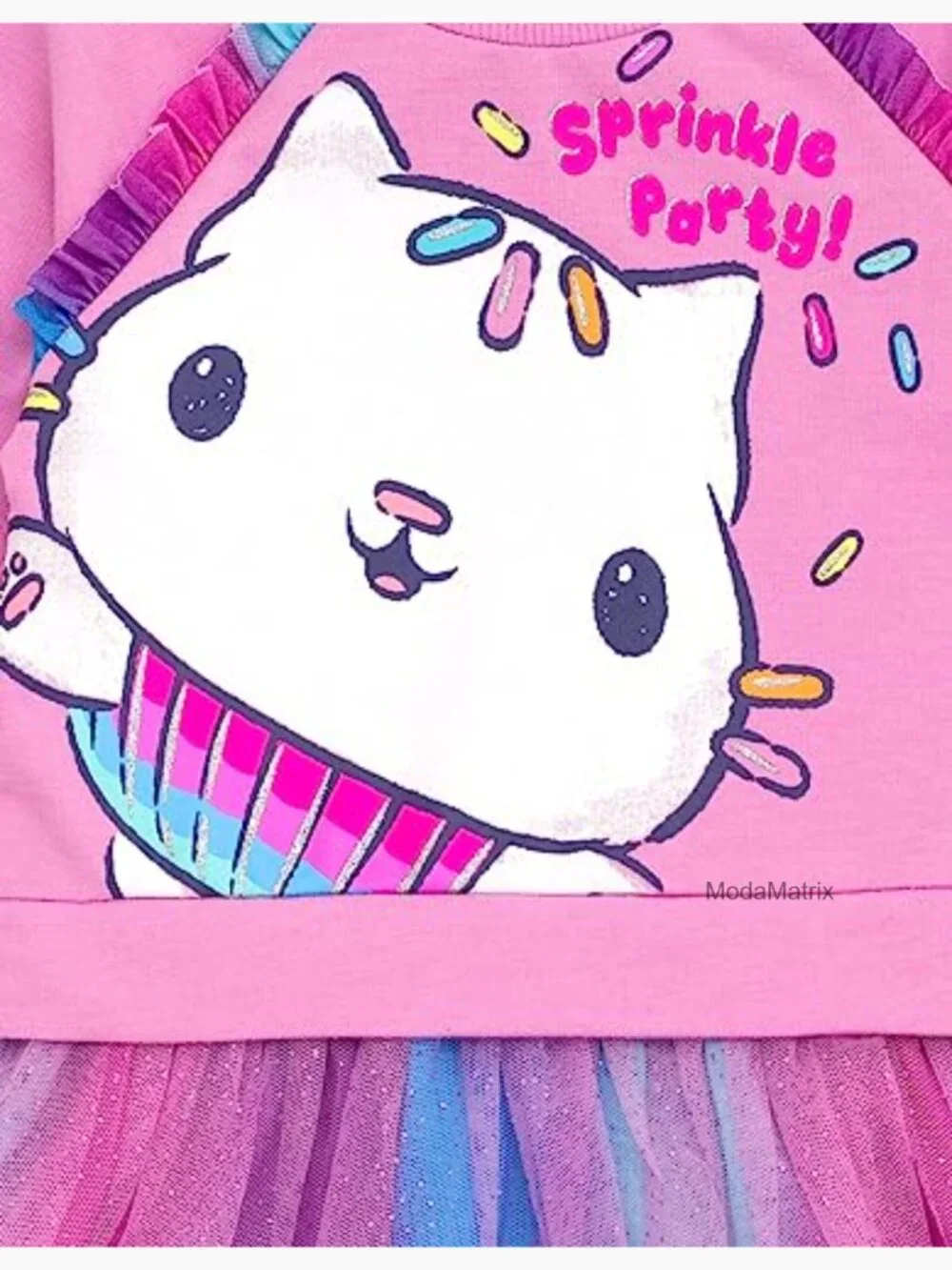 Gabby's Dollhouse Pandy Paws Cakey Cat French Terry Dress Toddler